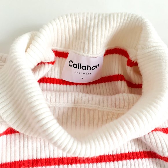 NWOT callahan lucy turtleneck candy cane stripe - Picture 6 of 7